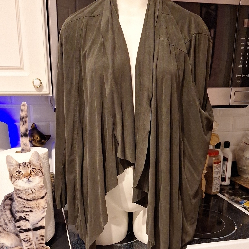f Torrid Green Worn Open Top Size 4